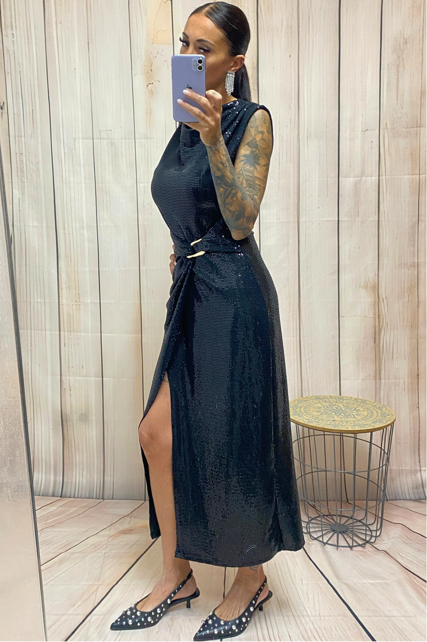 Vestido Golden Impact