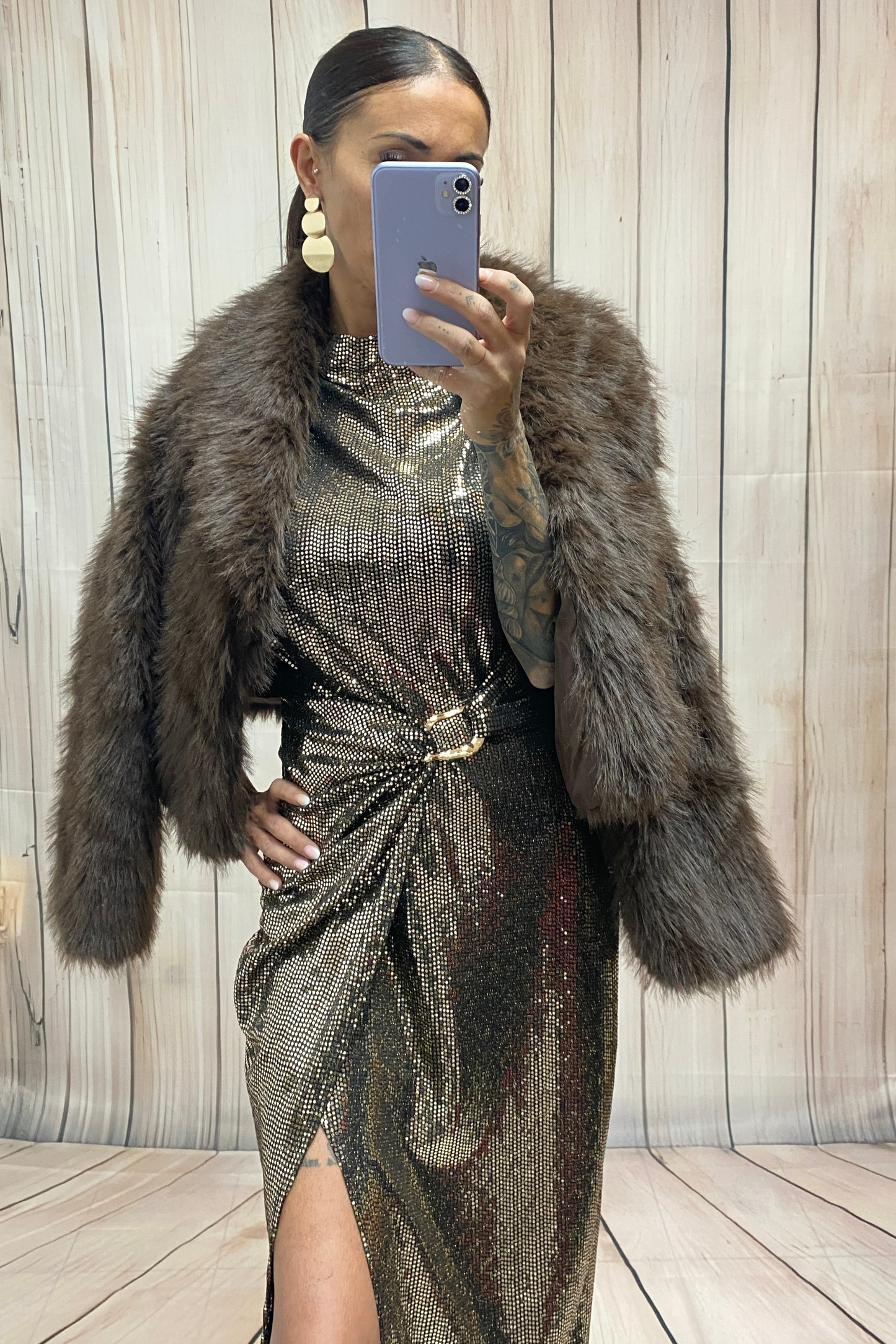 Vestido Golden Impact