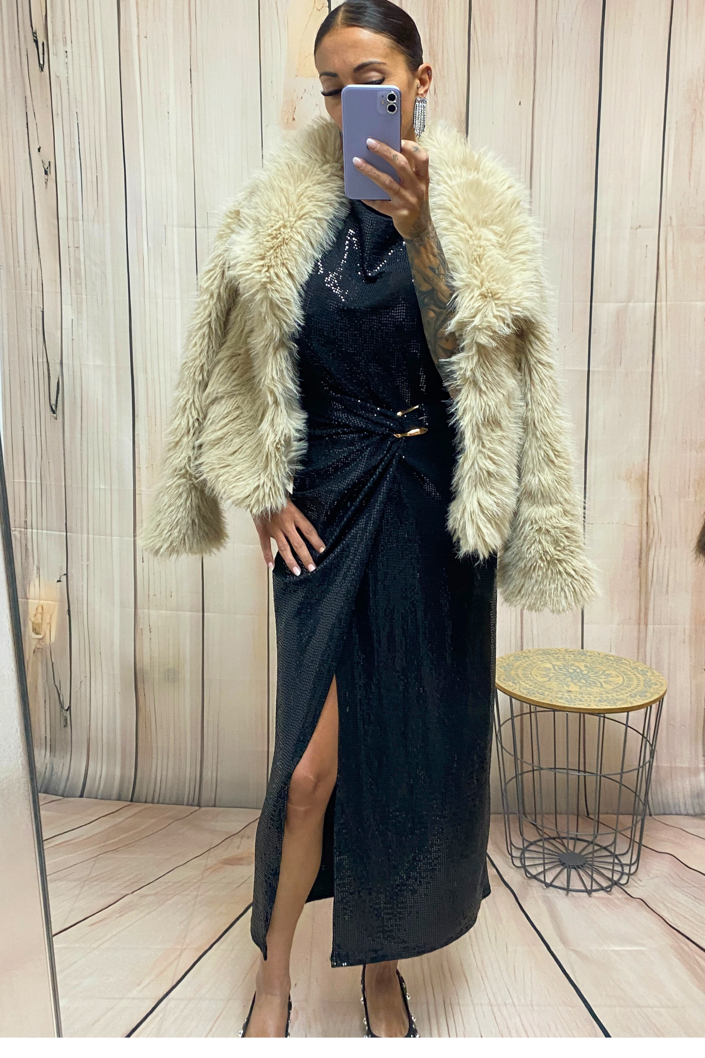 Vestido Golden Impact